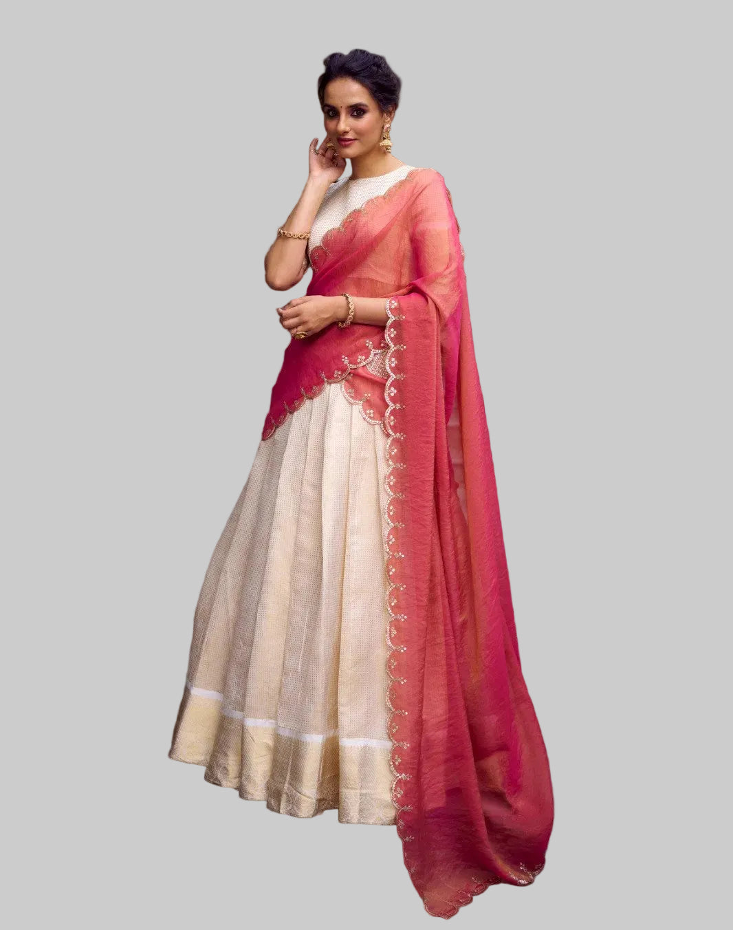 Semi Stitched Lehanga Choli
