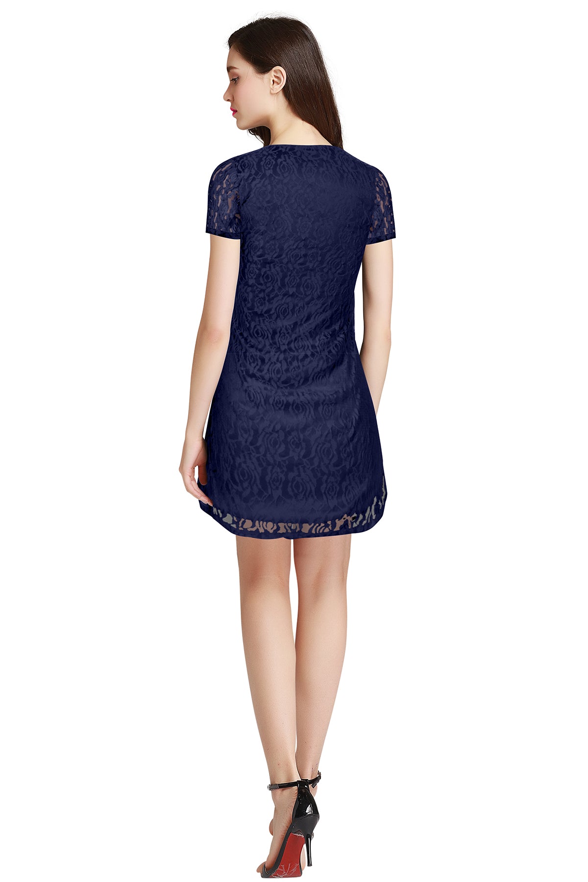 Western Wear Dress Rasal Blue Solid Np D 73 Blue