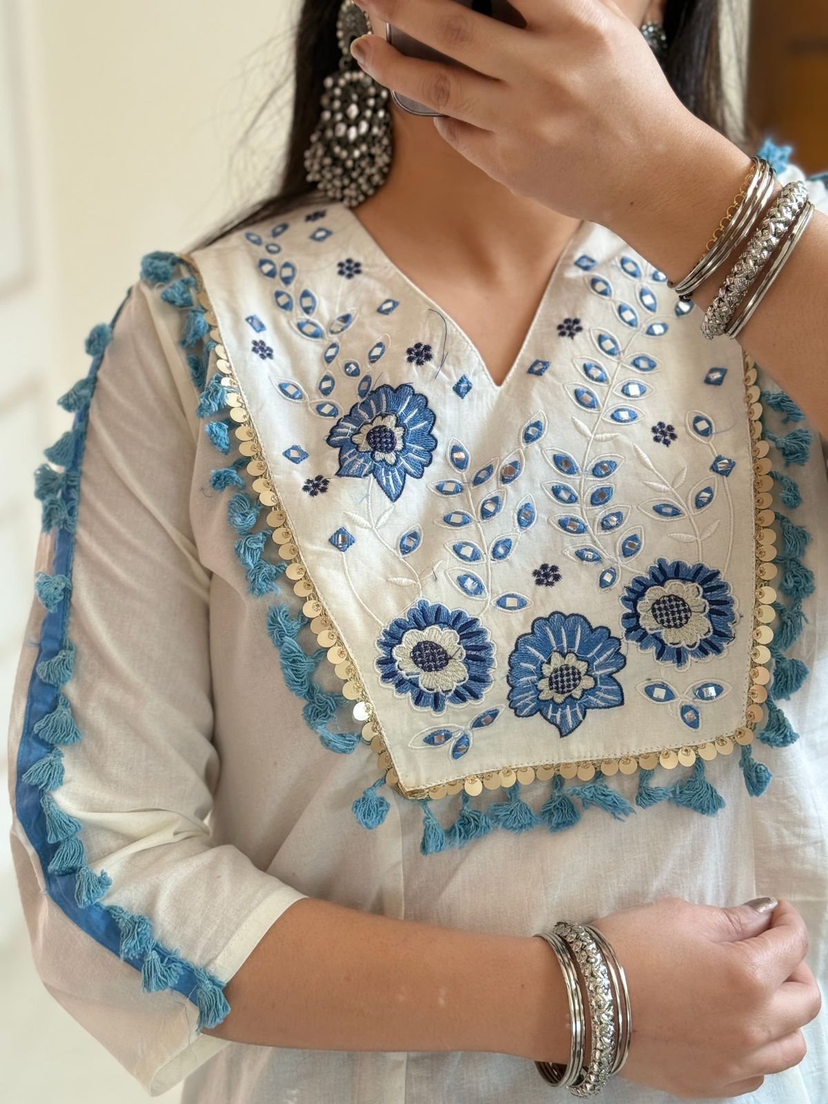 Embroidered coord