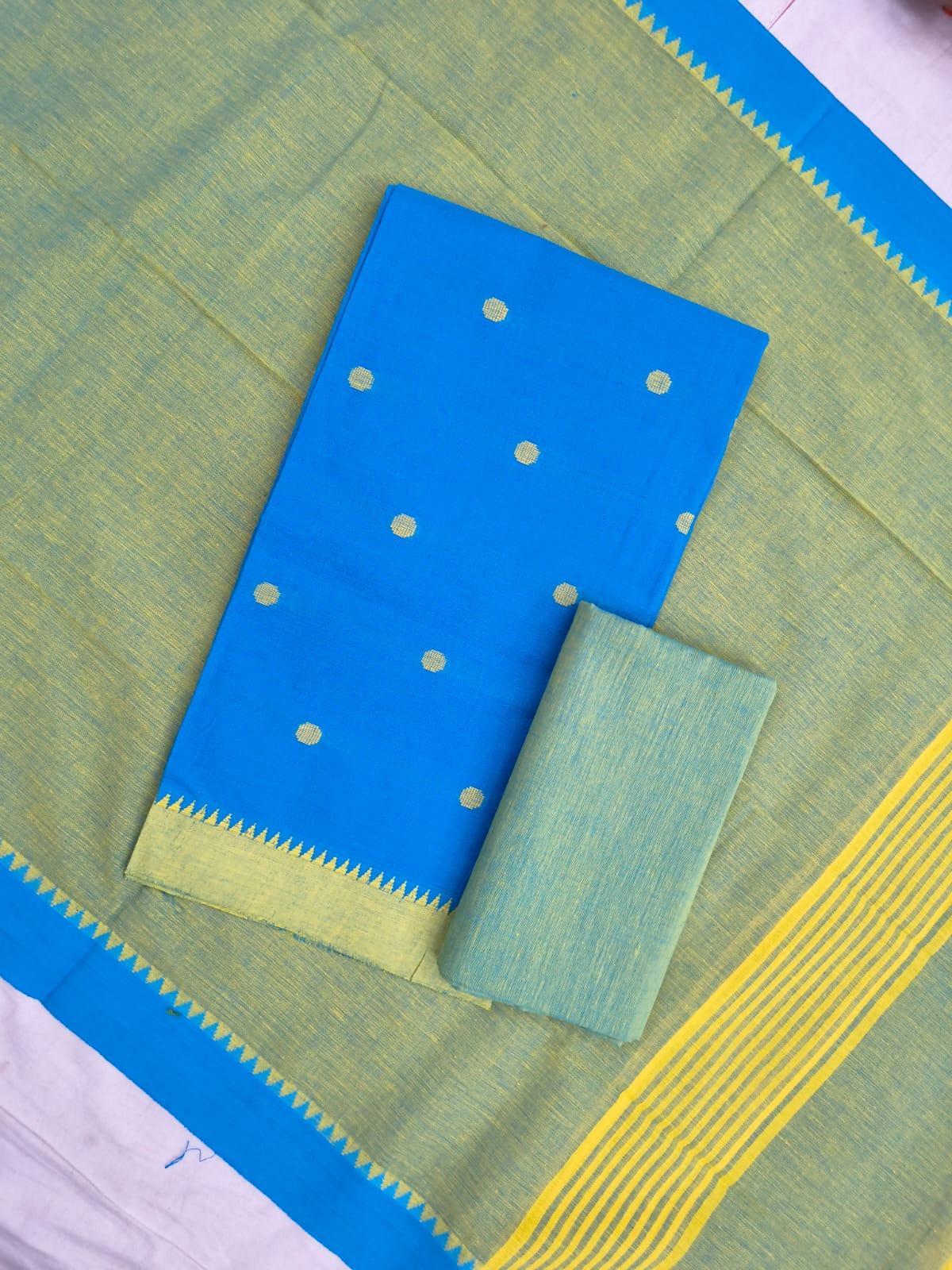 Mangalagiri cotton butta dress materials collection