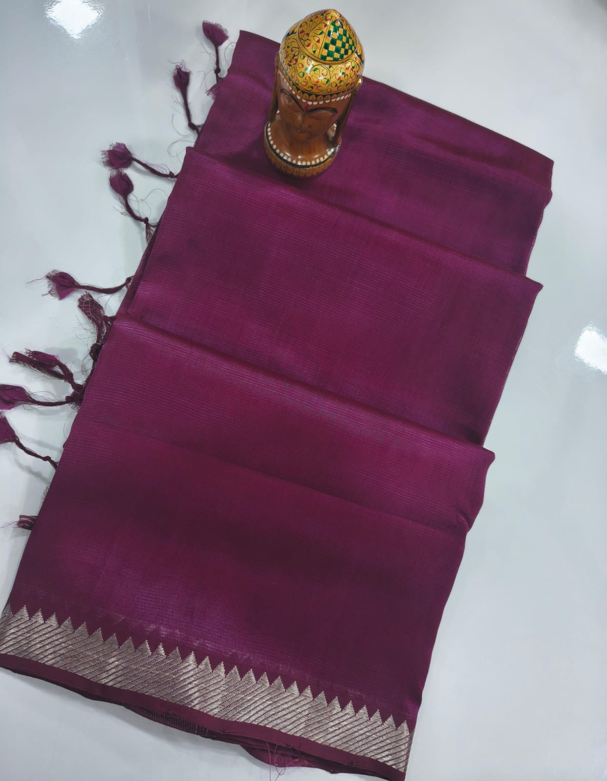Mangalagiri Handloom Pattu Sarees with nizam border
