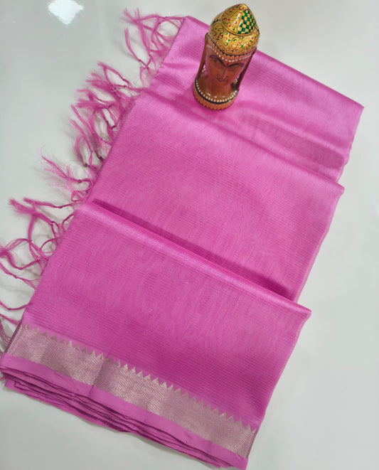 Mangalagiri Handloom Pattu Sarees with nizam border