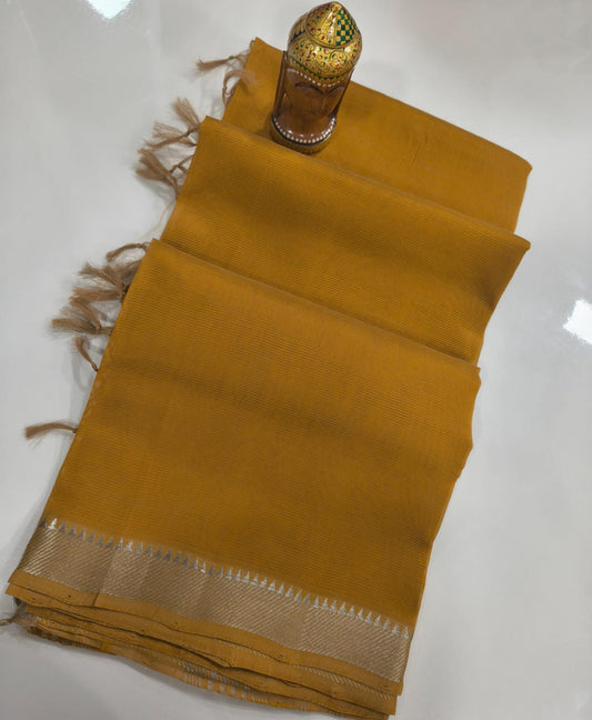 Mangalagiri Handloom Pattu Sarees with nizam border