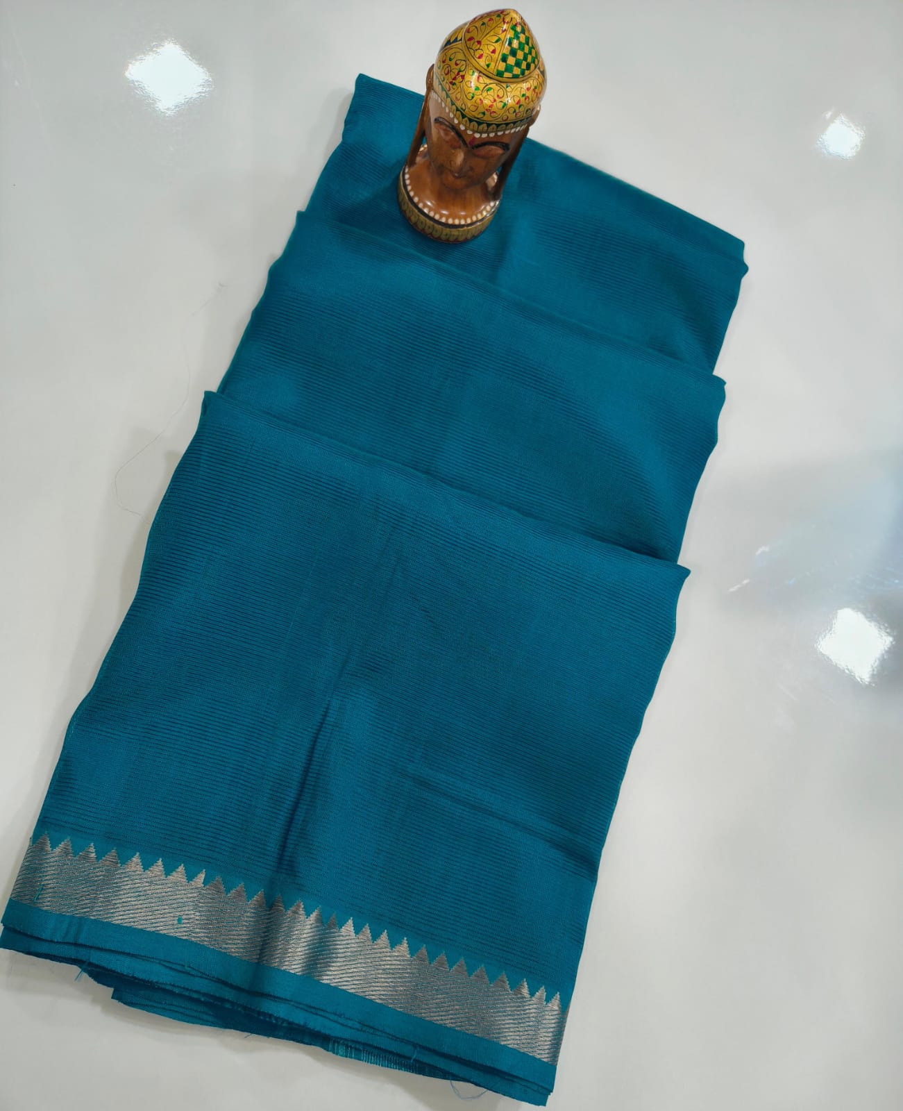 Mangalagiri Handloom Pattu Sarees with nizam border