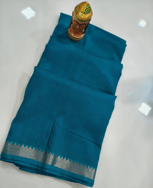 Mangalagiri Handloom Pattu Sarees with nizam border