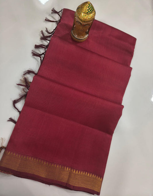 Mangalagiri Handloom Pattu Sarees with nizam border