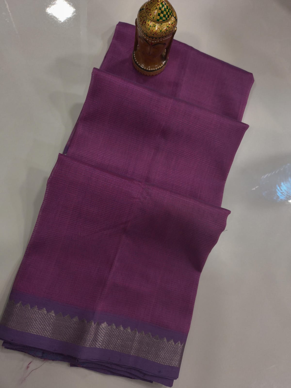 Mangalagiri Handloom Pattu Sarees with nizam border