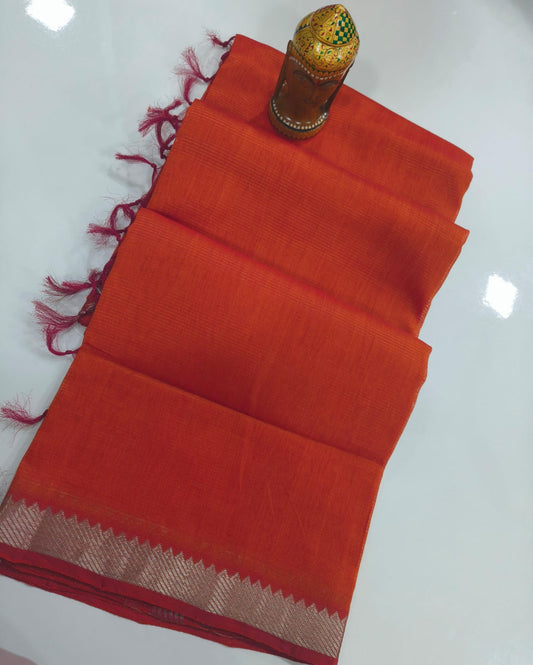 Mangalagiri Handloom Pattu Sarees with nizam border