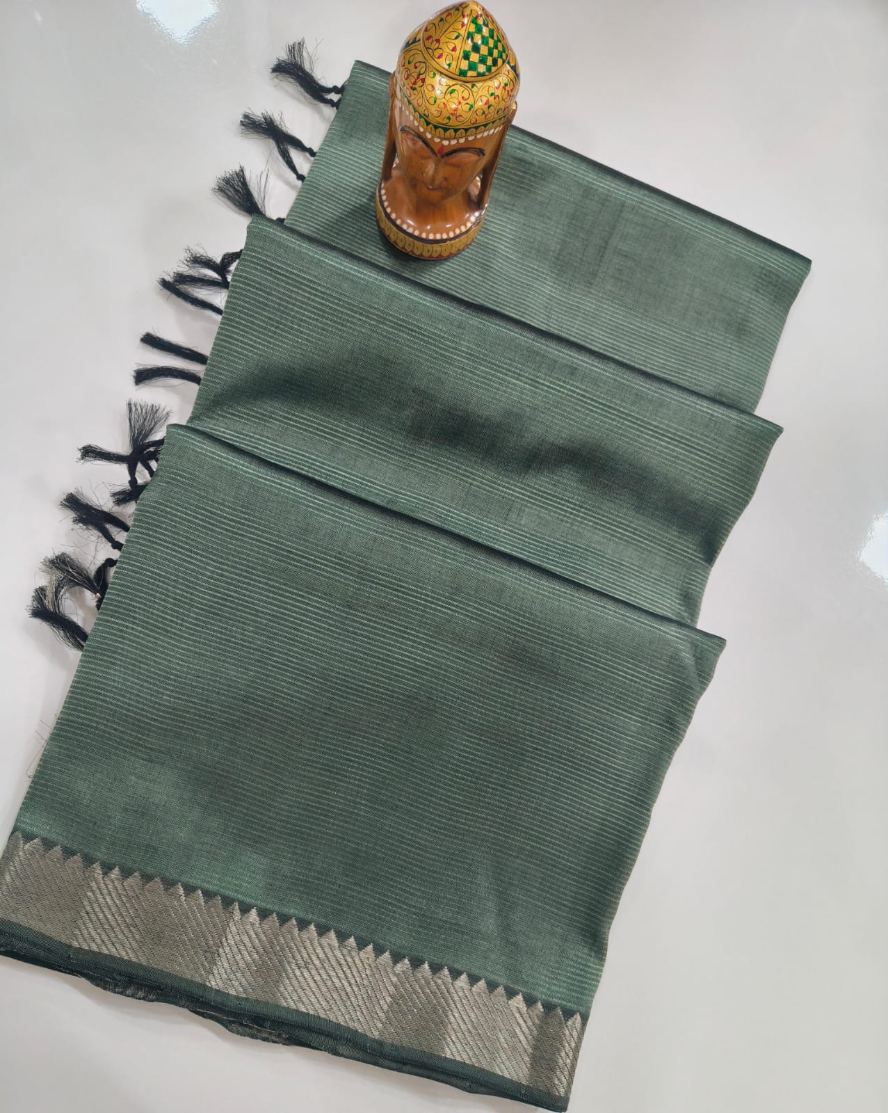 Mangalagiri Handloom Pattu Sarees with nizam border