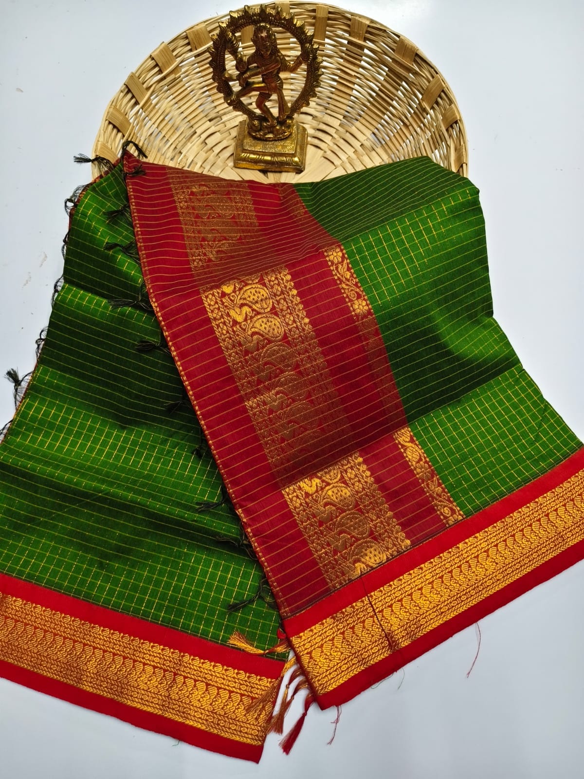 Kalyani Cotton checked saree