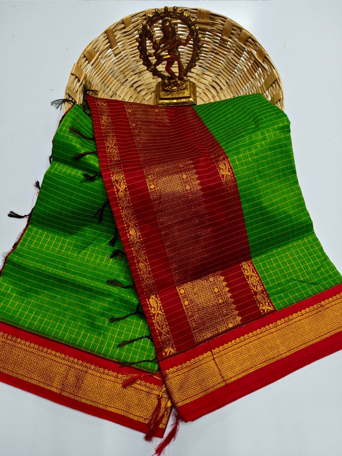 Kalyani Cotton checked saree