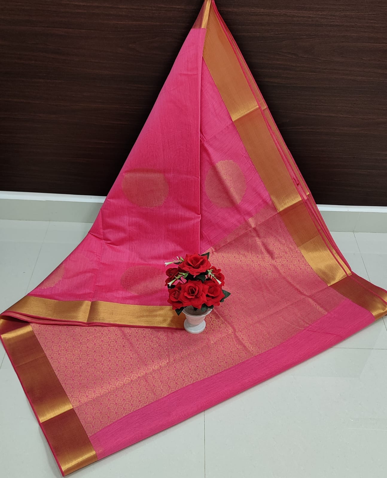 Chanderi Kuppadam Silk Cotton Sarees