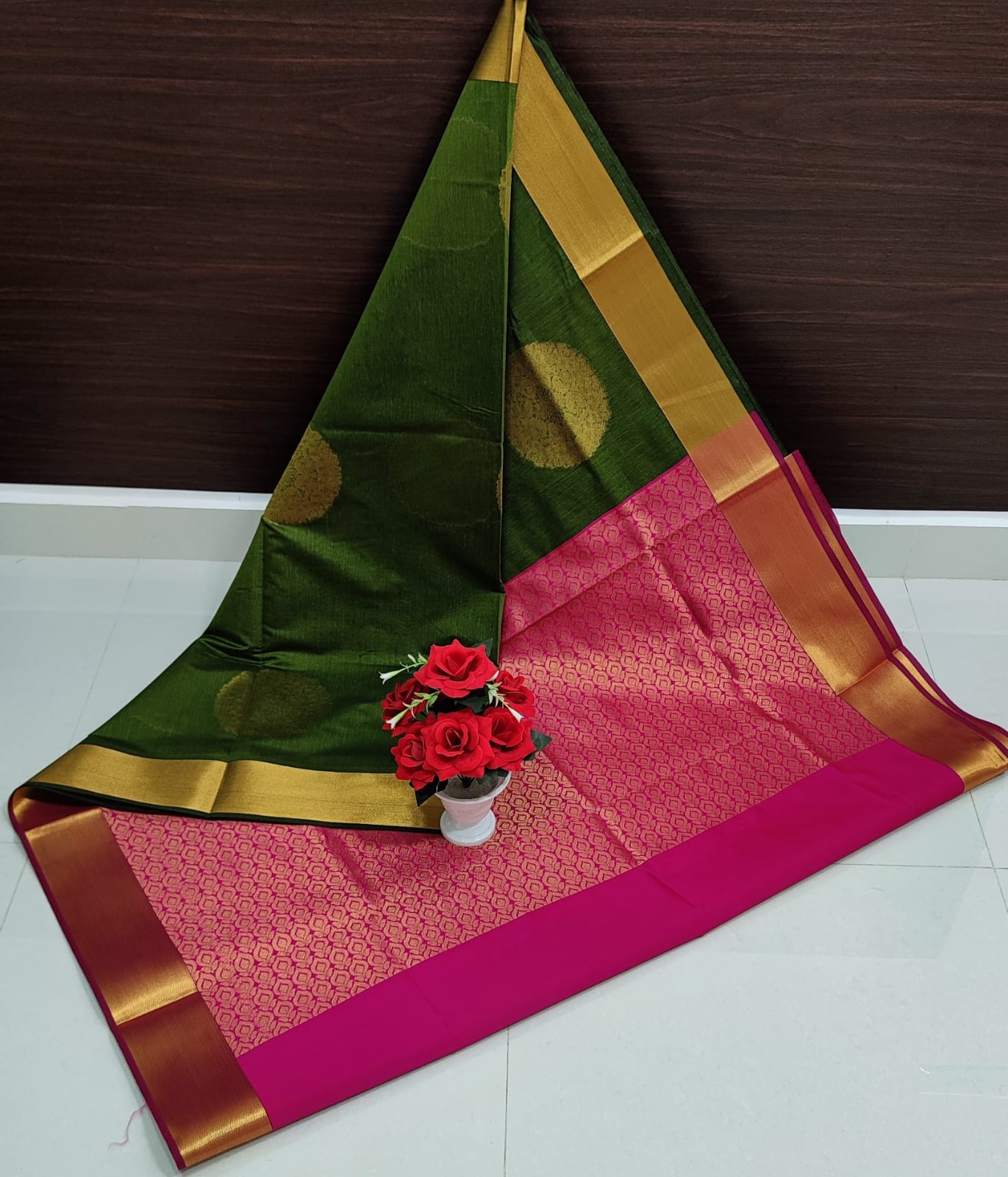 Chanderi Kuppadam Silk Cotton Sarees