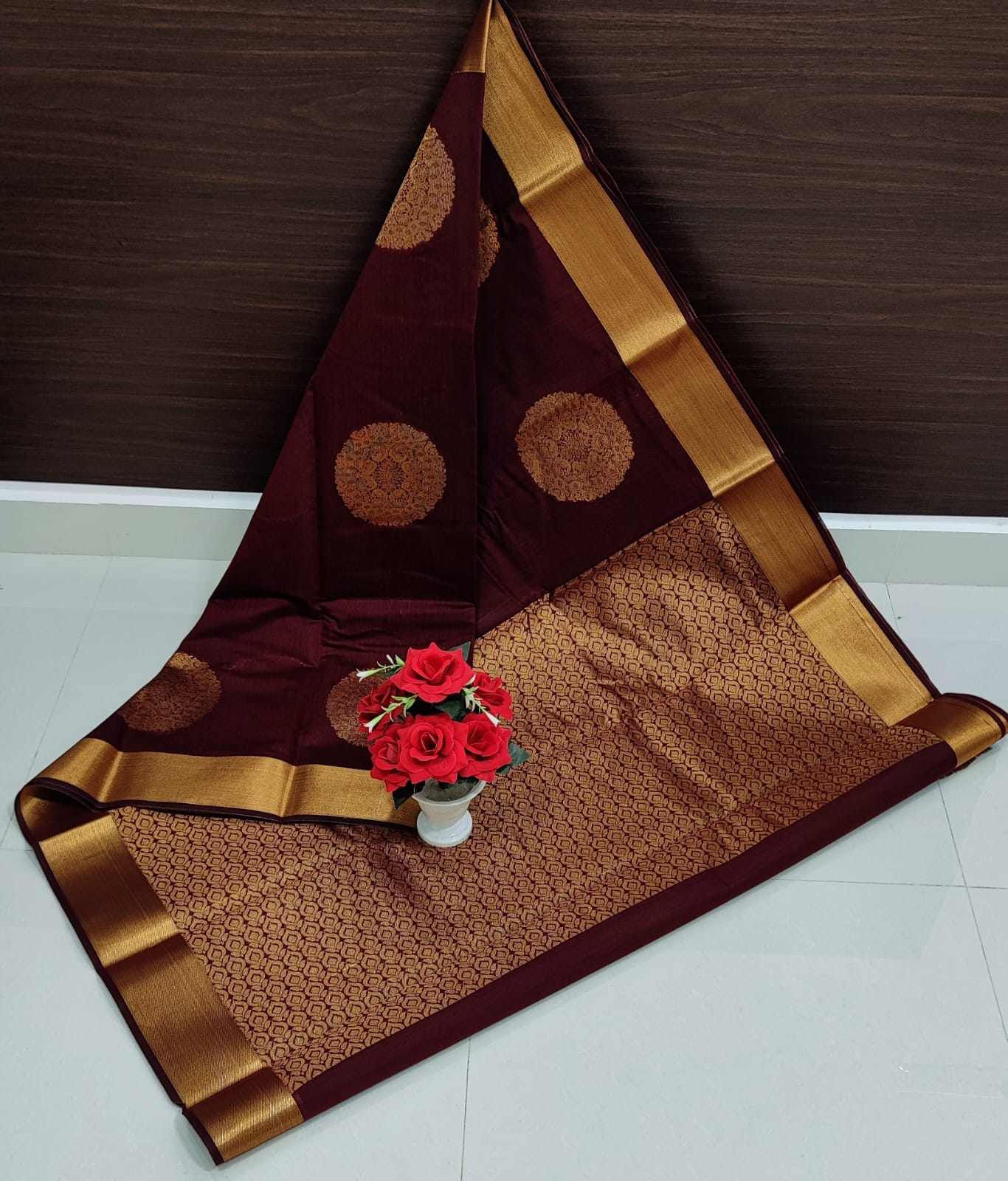 Chanderi Kuppadam Silk Cotton Sarees