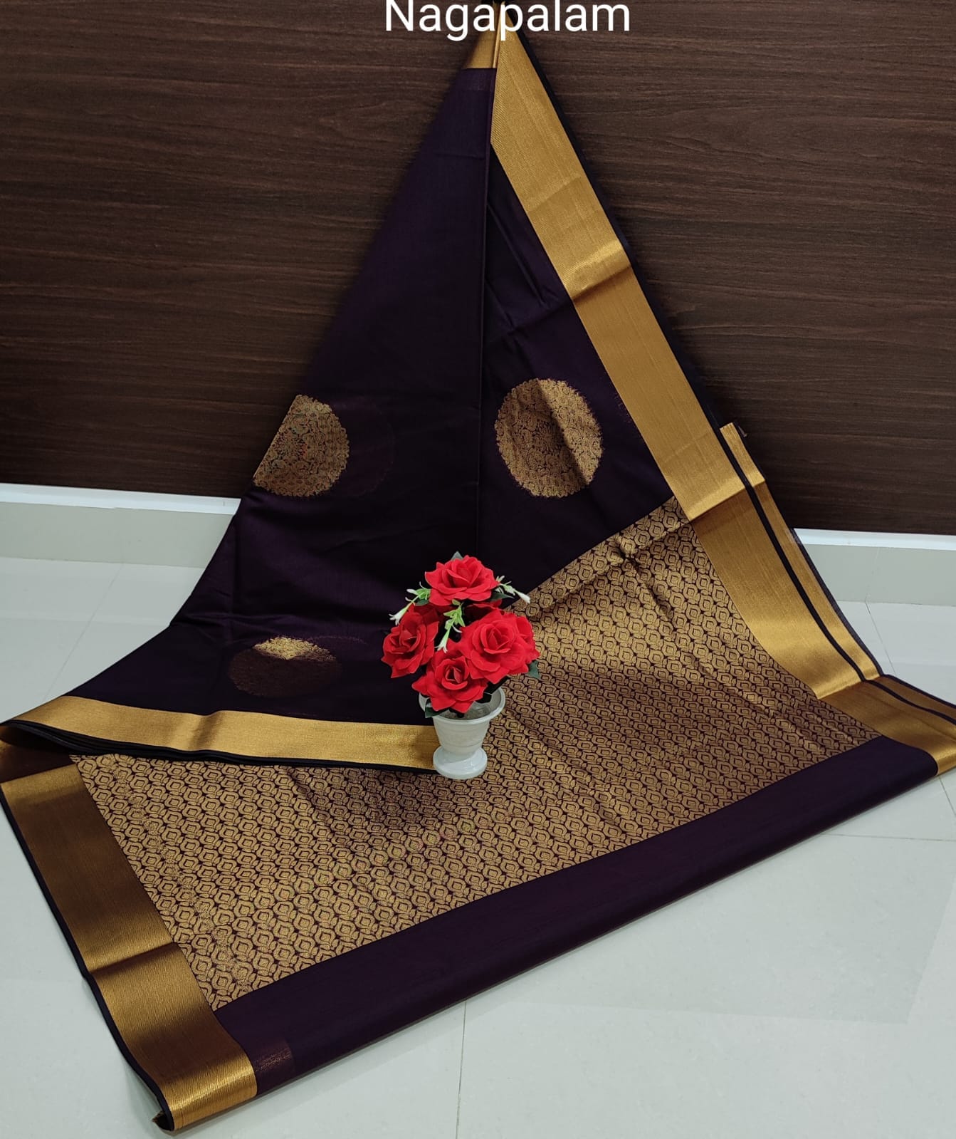 Chanderi Kuppadam Silk Cotton Sarees