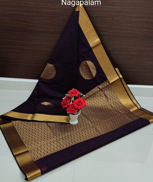 Chanderi Kuppadam Silk Cotton Sarees
