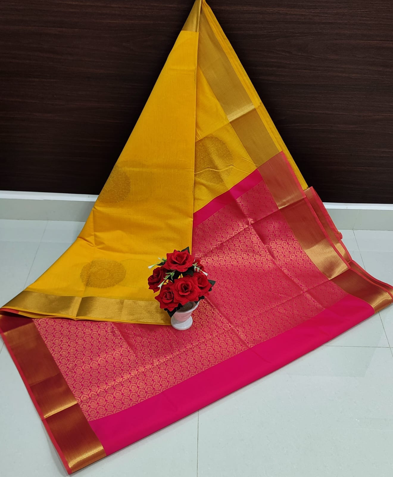 Chanderi Kuppadam Silk Cotton Sarees