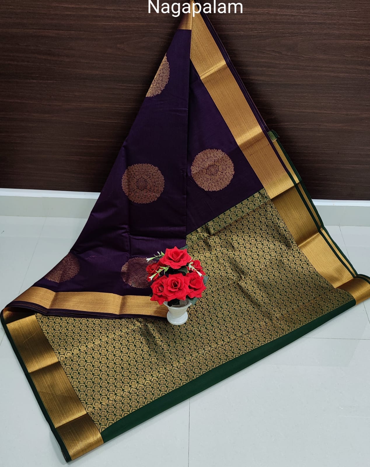Chanderi Kuppadam Silk Cotton Sarees