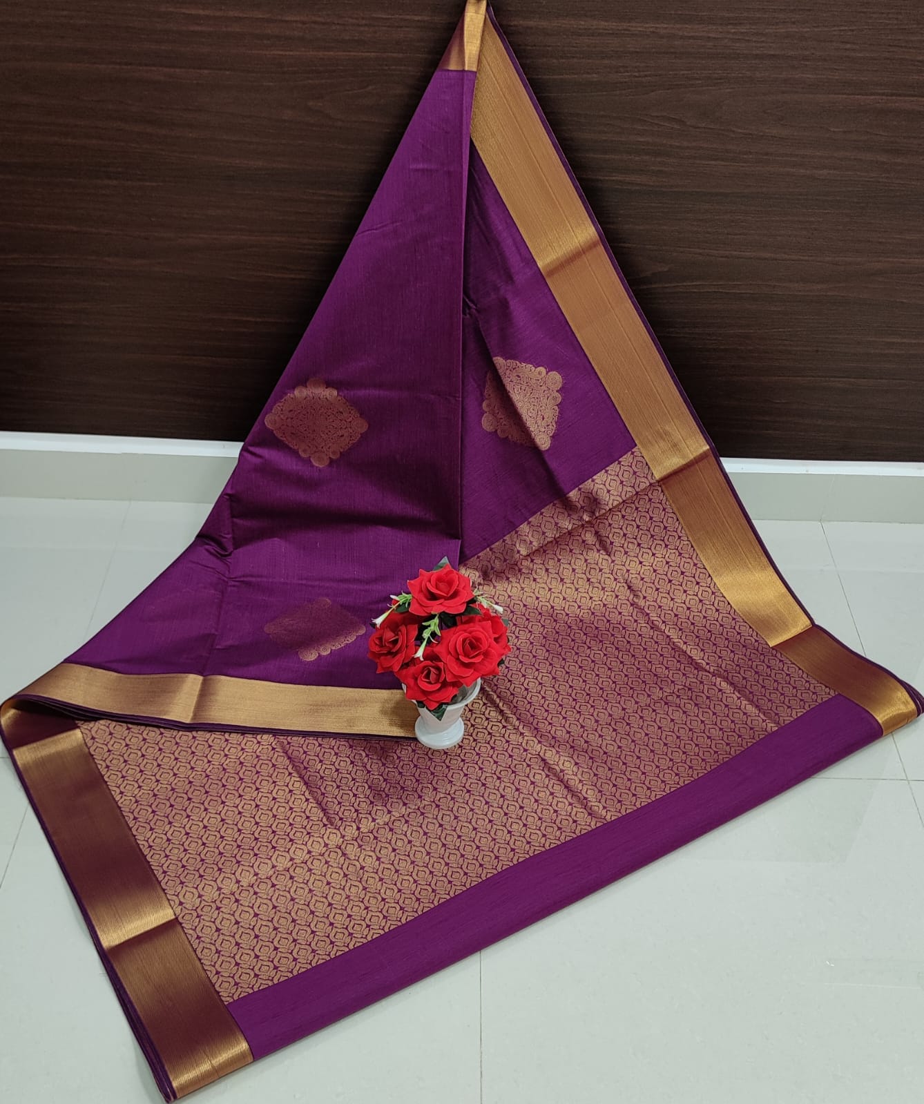 Chanderi Kuppadam Silk Cotton Sarees