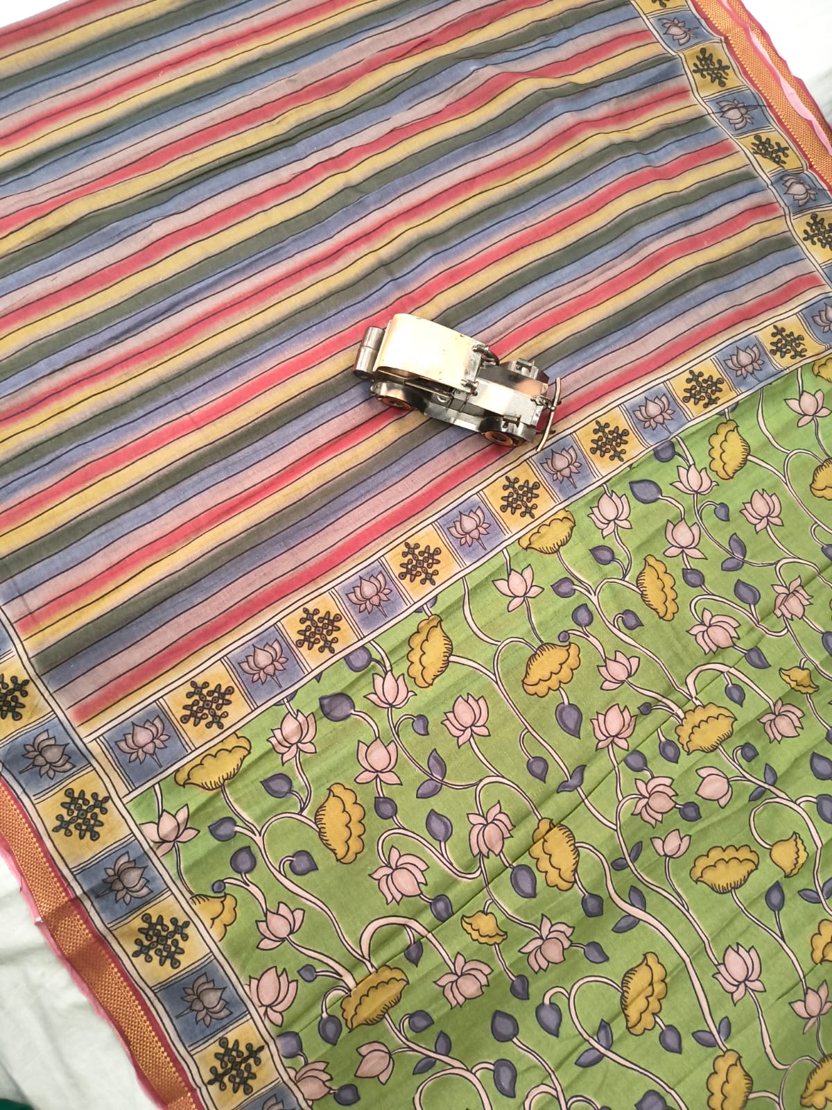 Mangalagiri Handloom Mythology print Sarees collection