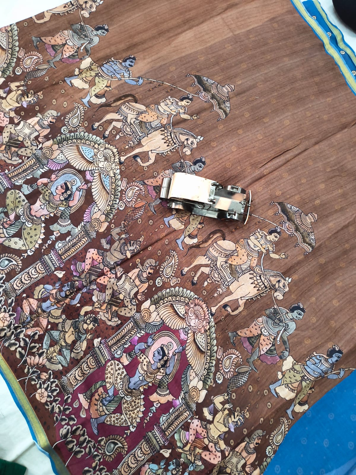 Mangalagiri Handloom Mythology print Sarees collection