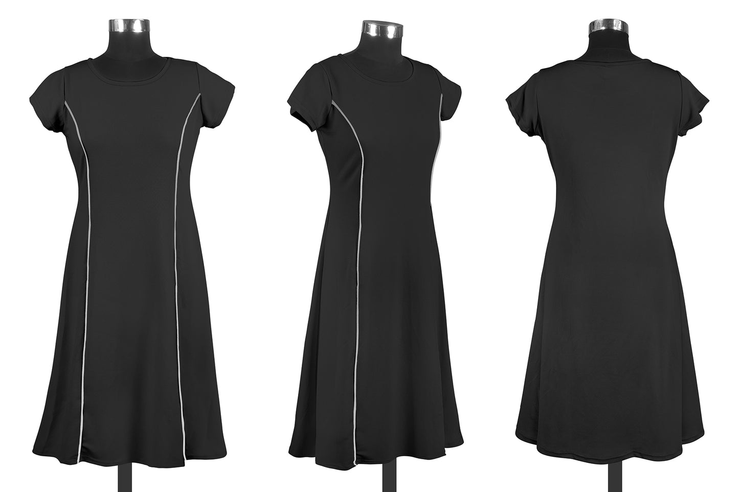 Western Wear Dress  Knitting Black Solid Np D 1251 Black