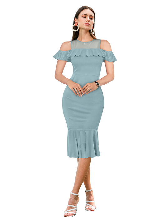 Western Wear Dress  Knitting Pista  Solid Np D 1429 Pista