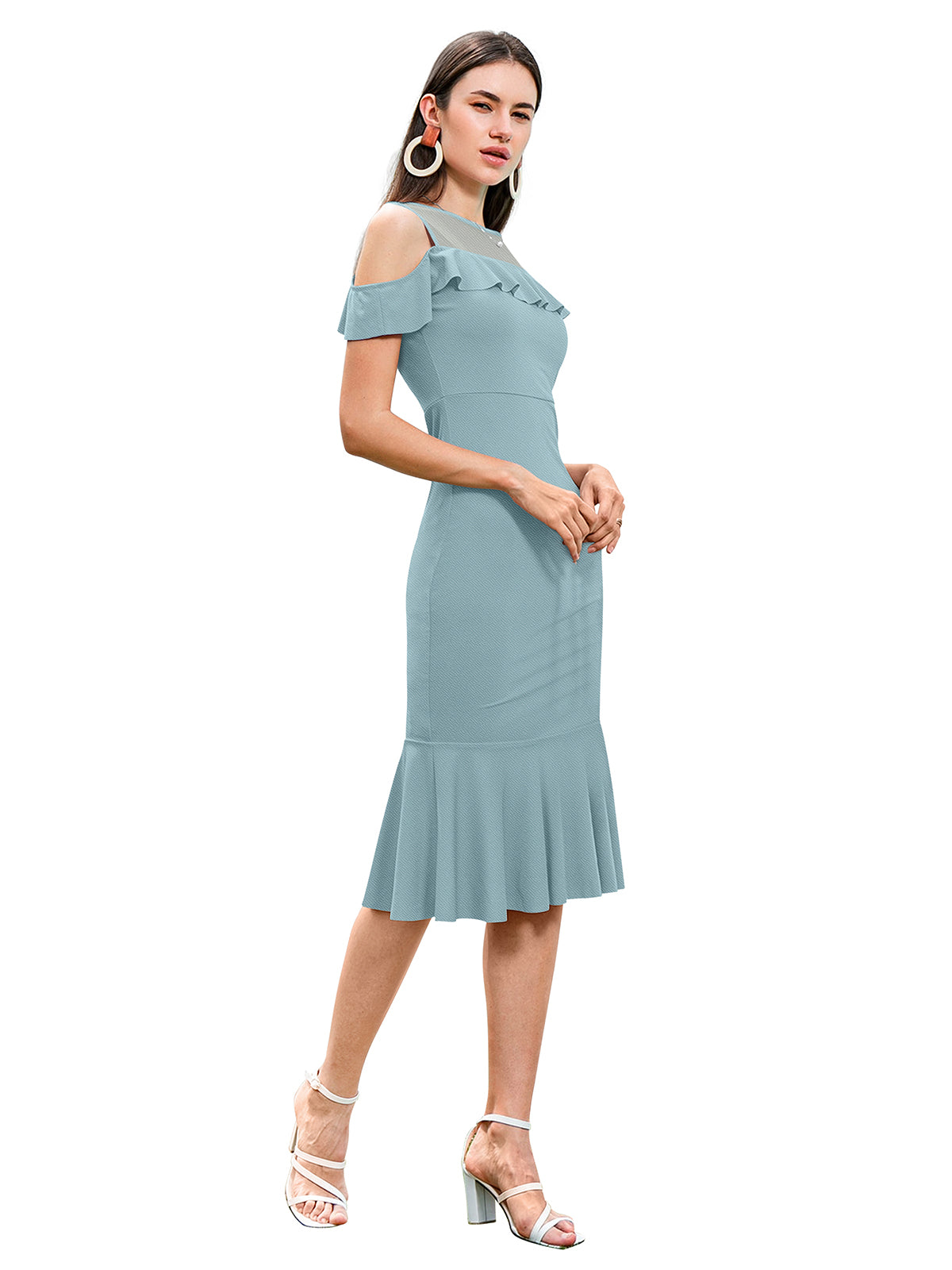 Western Wear Dress  Knitting Pista  Solid Np D 1429 Pista