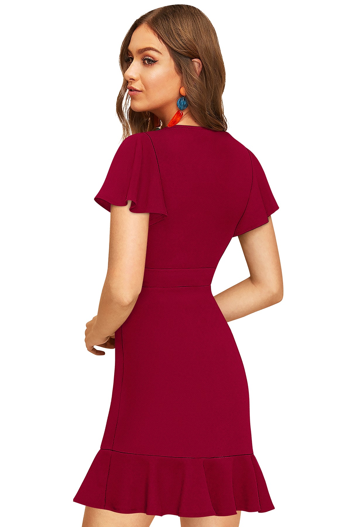 Western Wear Dress  Knitting Maroon  Solid Np D 1442 Maroon