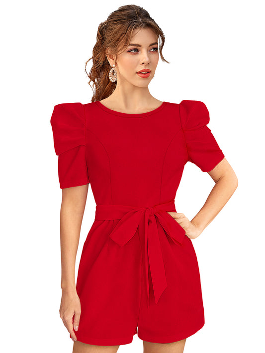 Western Wear Dress  Knitting Red  Solid Np D 1474 Red