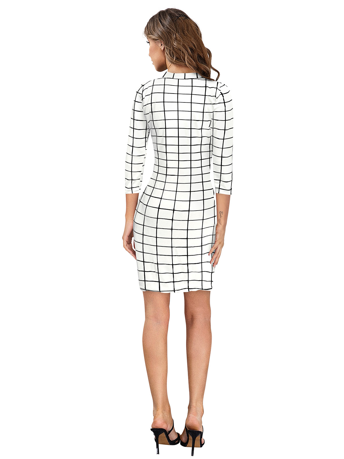 Western Wear Dress  Knitting White Solid Np D 1527 White