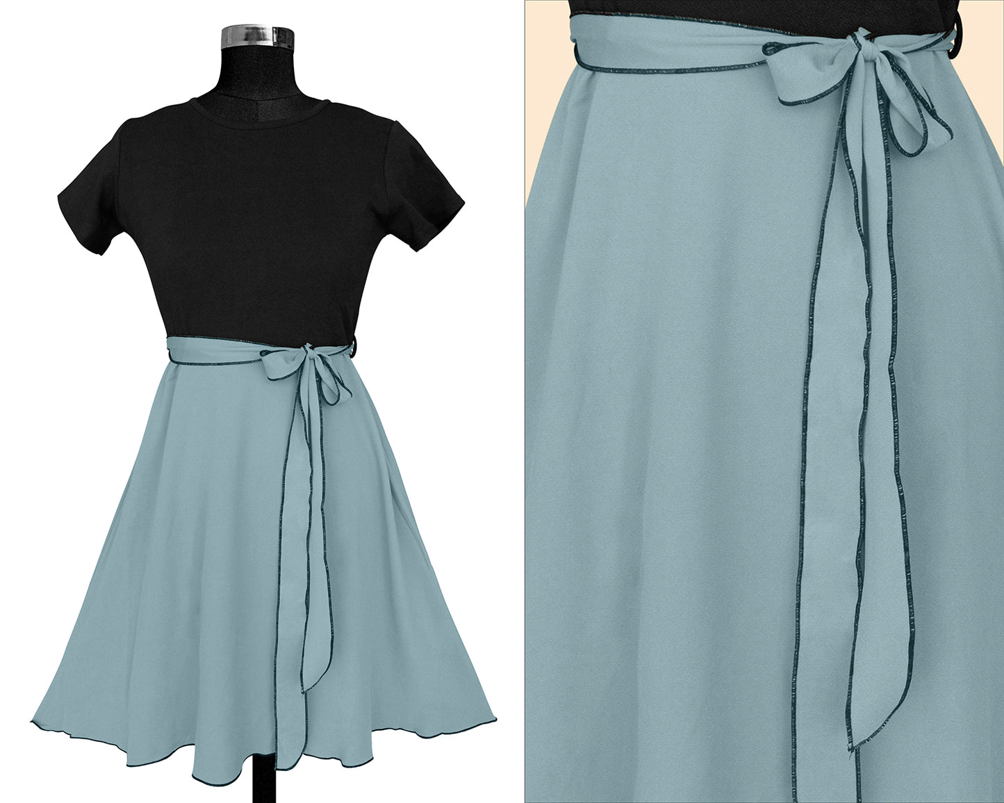 Western Wear Dress  Knitting Pista Solid Np D 819 Pista