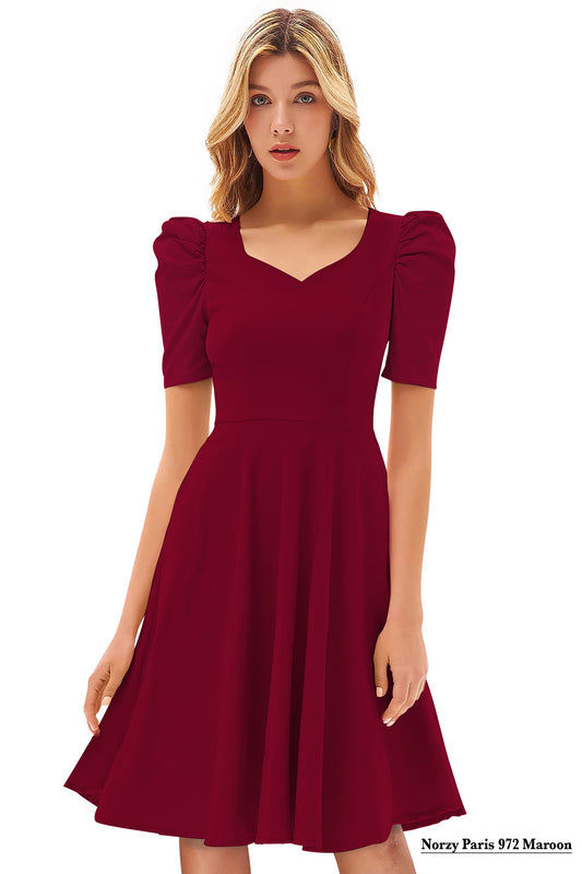 Western Wear Dress  Knitting Maroon Solid Np D 972 Maroon