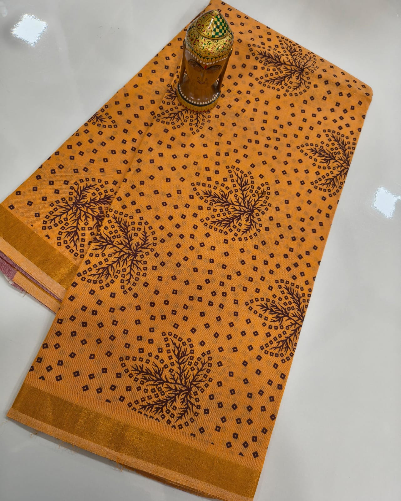 Mangalagiri Handloom Kalamkari Cotton Sarees collection