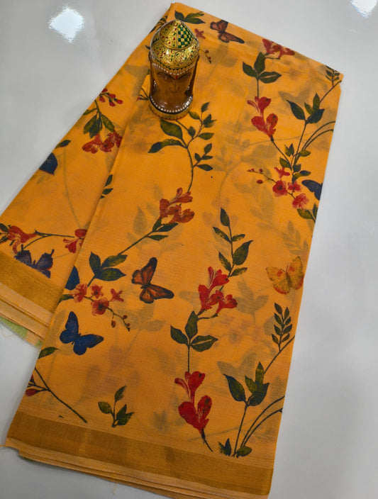 Mangalagiri Handloom Kalamkari Cotton Sarees collection