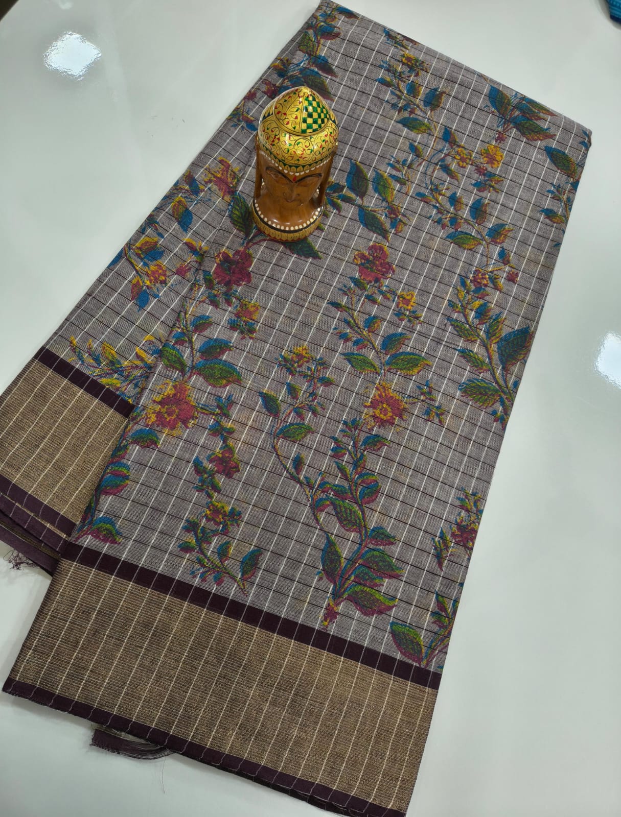 Mangalagiri Handloom Kalamkari Cotton Sarees collection