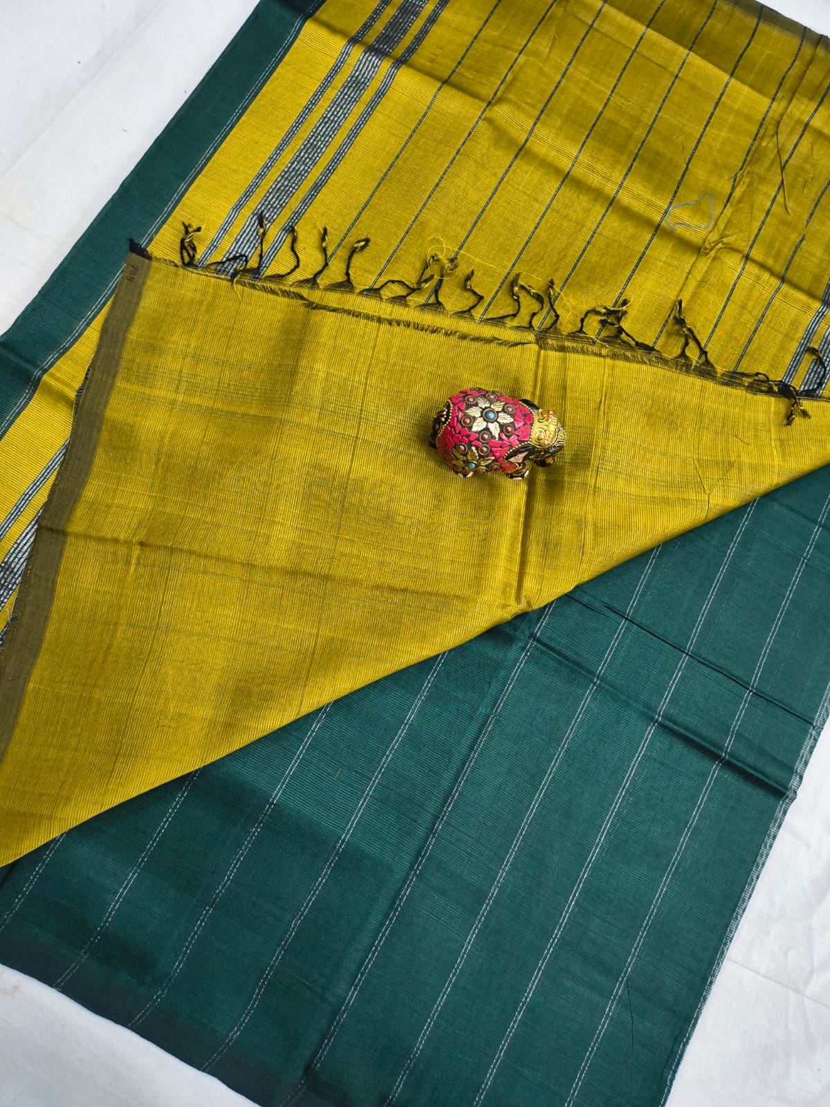 Pure Mangalagiri Handloom pattu sarees with silver jerry lines