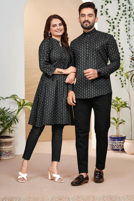 Short Kurta Tunic Couple Combo