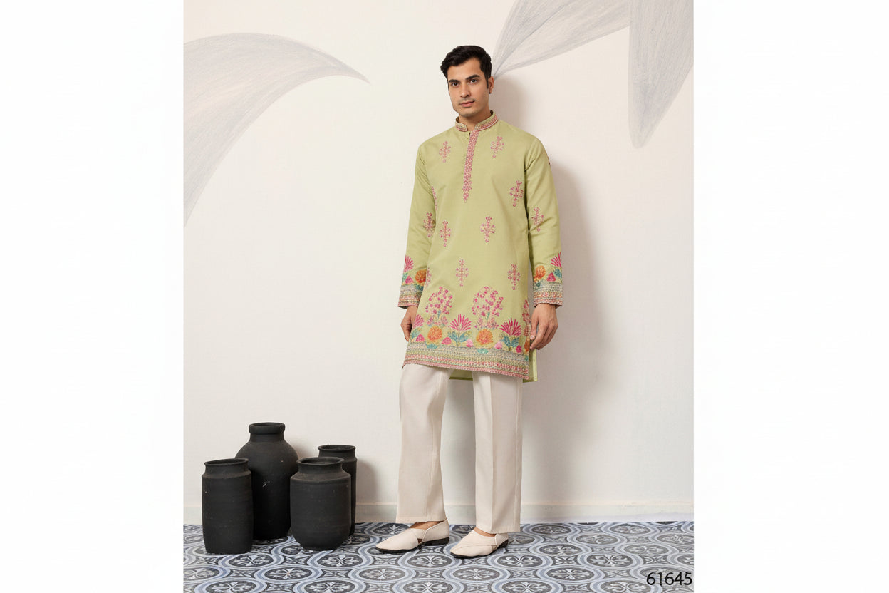 Party wear Embroidered only Kurta
