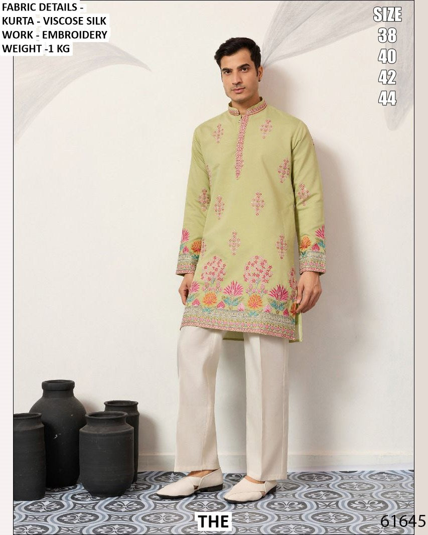 Party wear Embroidered only Kurta