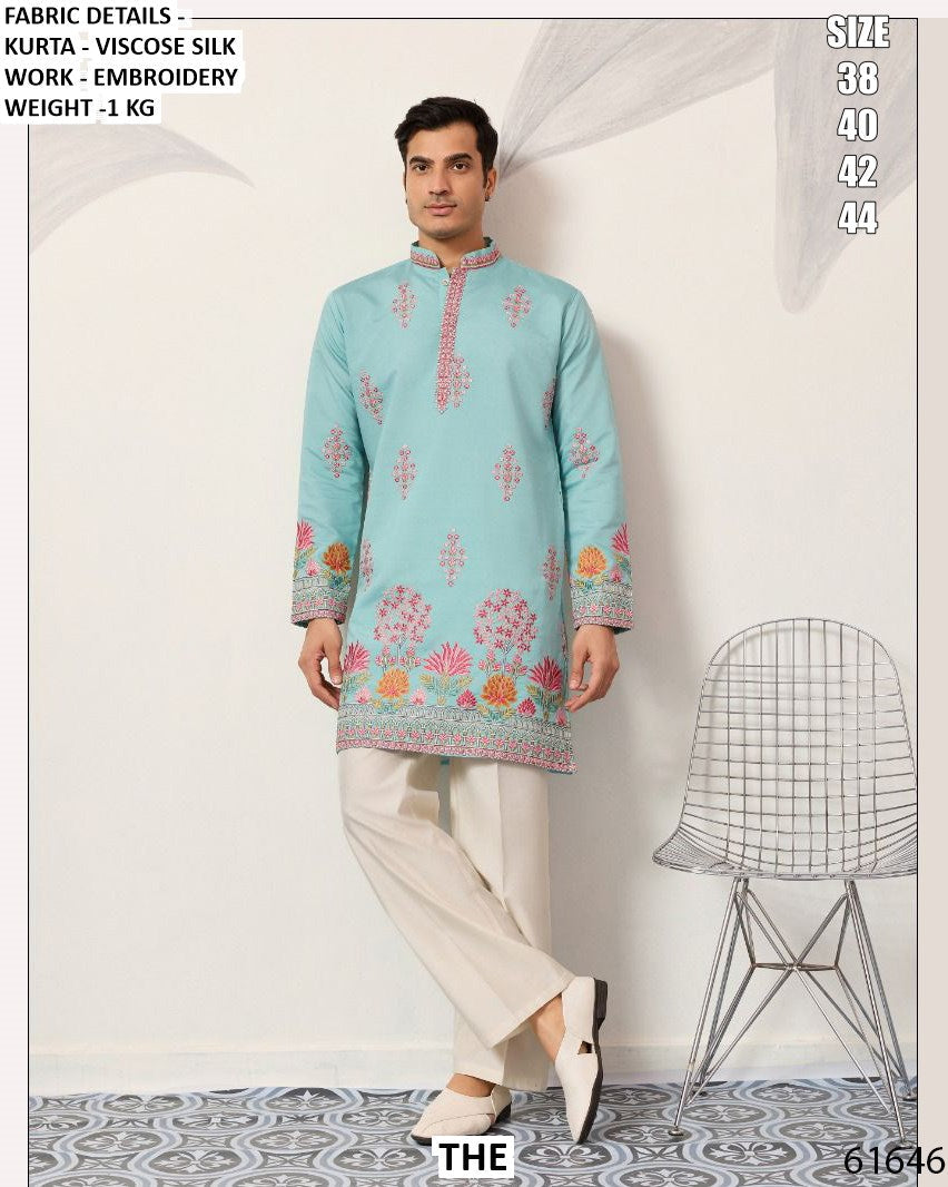 Party wear Embroidered only Kurta