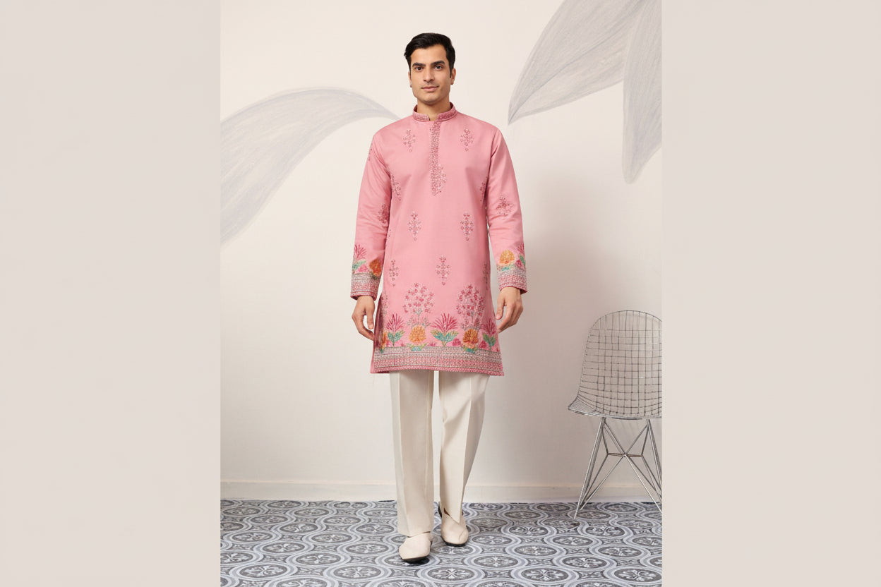 Party wear Embroidered only Kurta