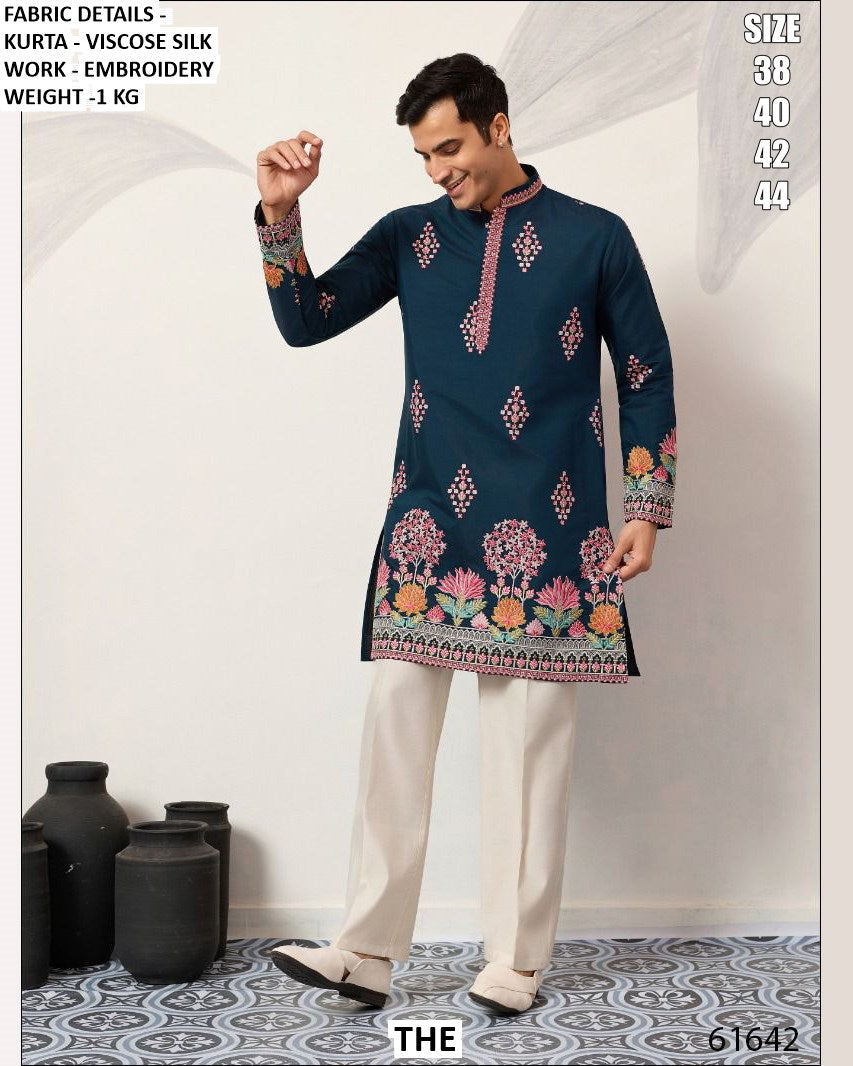 Party wear Embroidered only Kurta