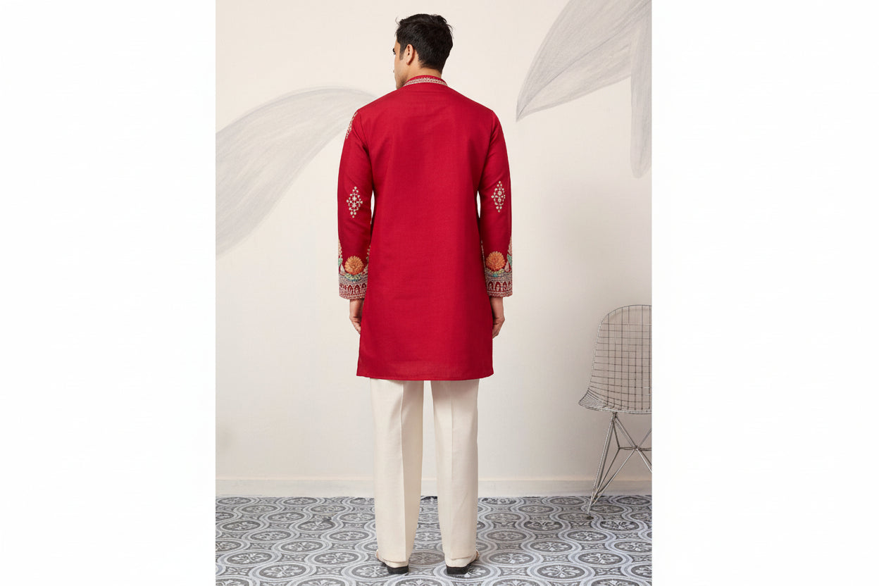 Party wear Embroidered only Kurta