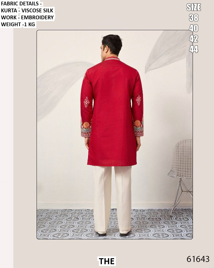 Party wear Embroidered only Kurta