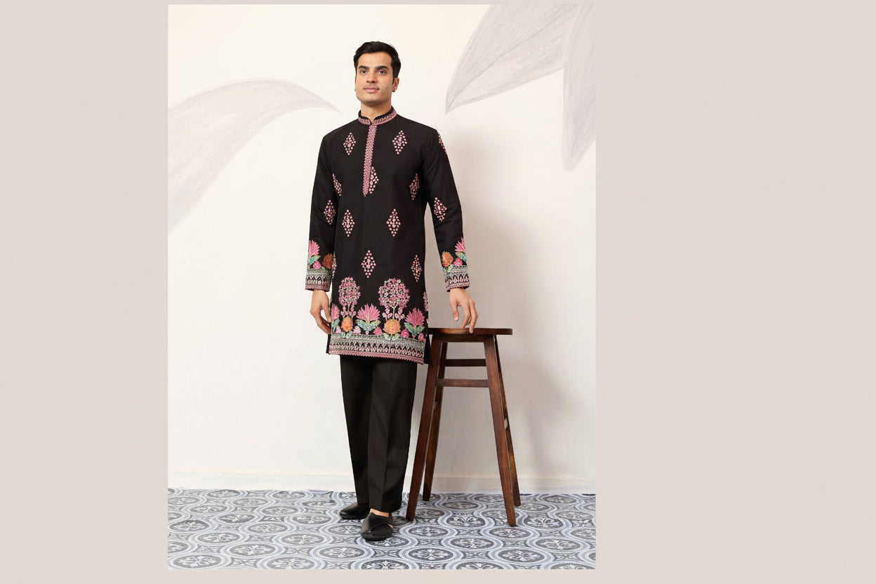 Party wear Embroidered only Kurta