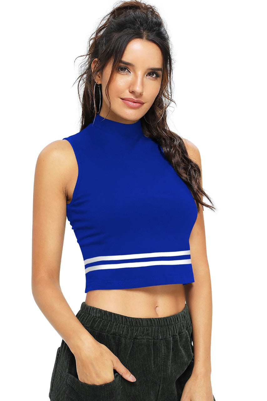 Sleeveless trendy western top collection