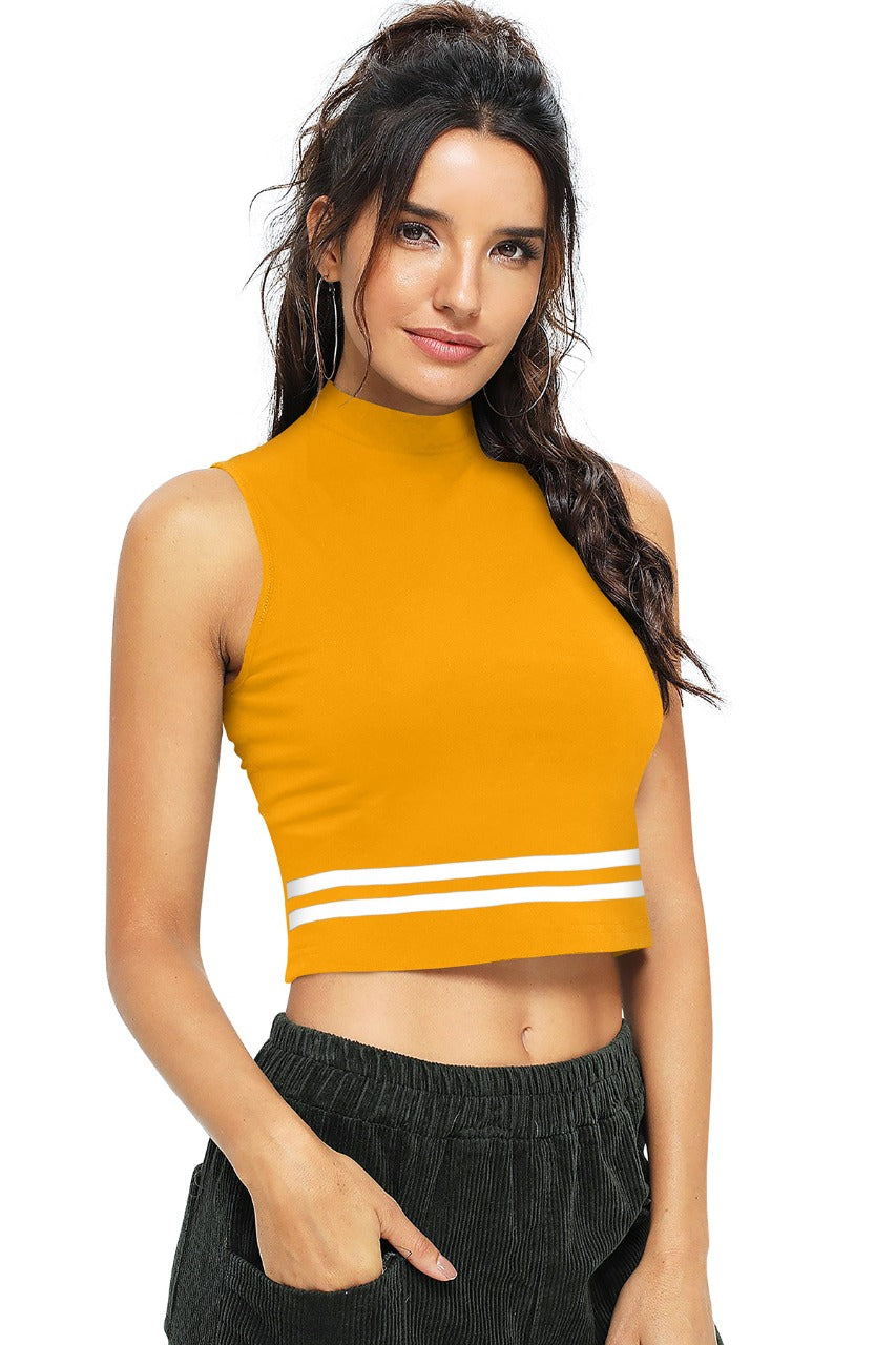 Sleeveless trendy western top collection