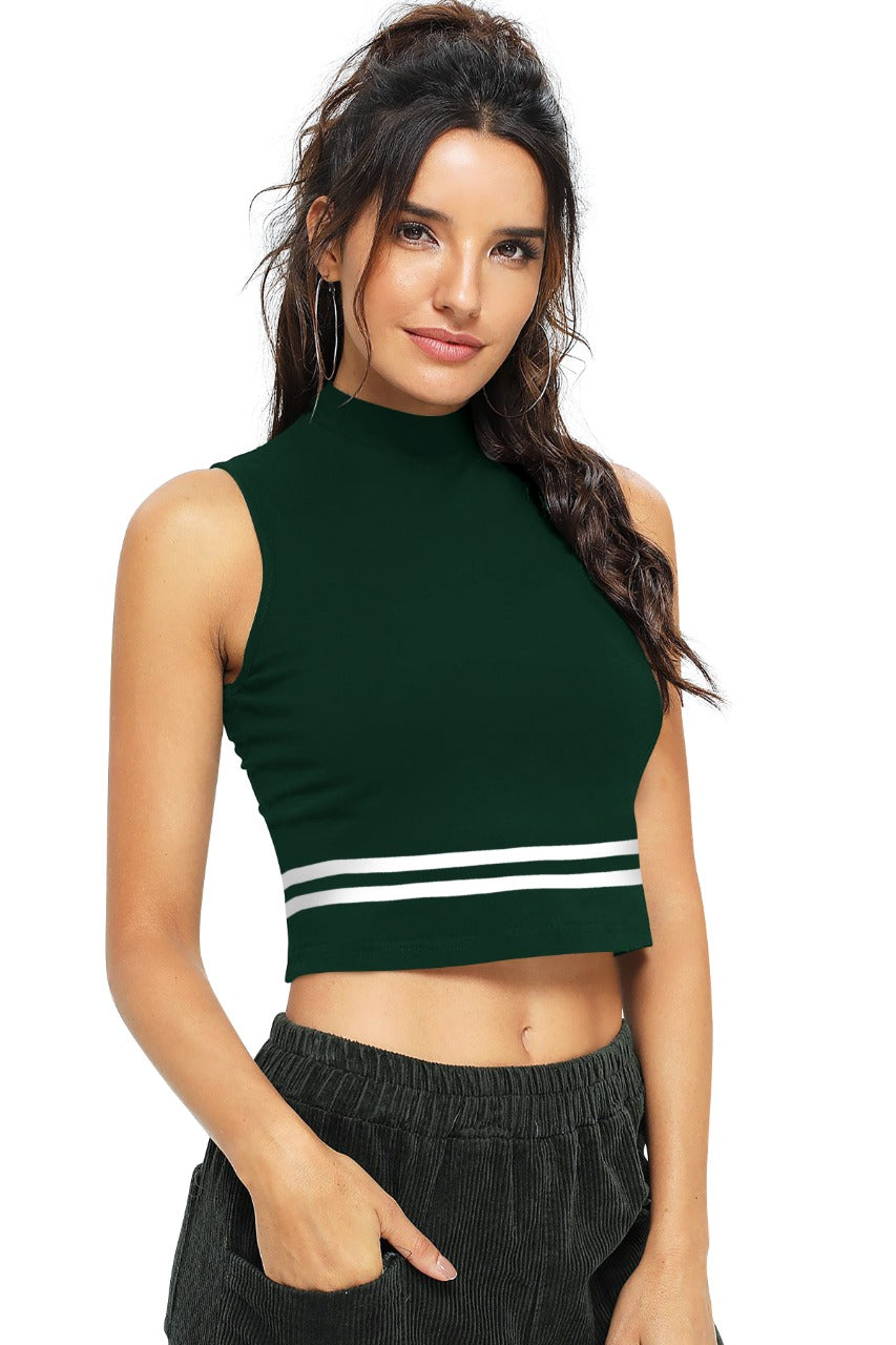 Sleeveless trendy western top collection