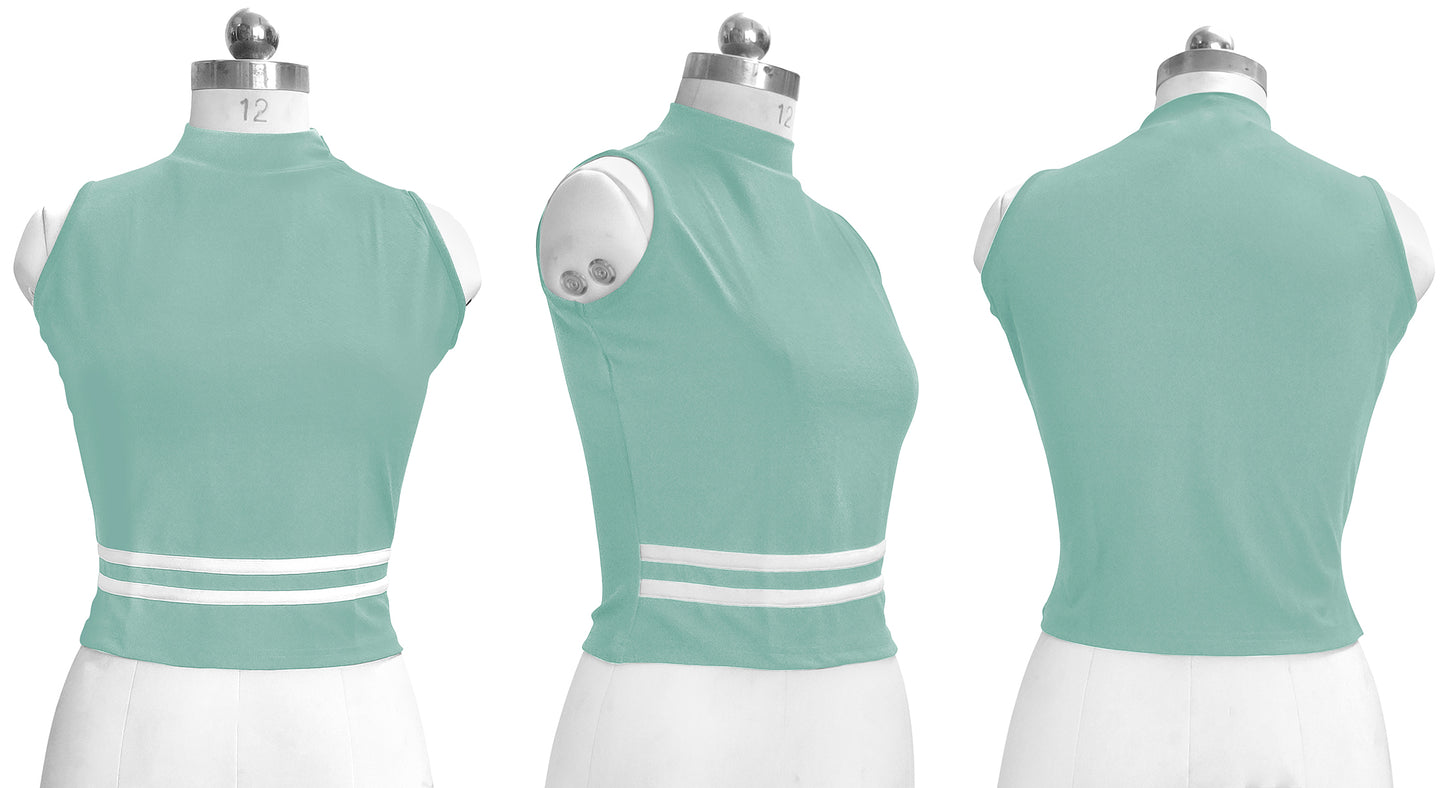 Sleeveless trendy western top collection